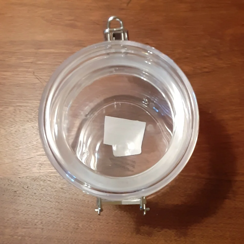 Acrylic Clamp Top Can